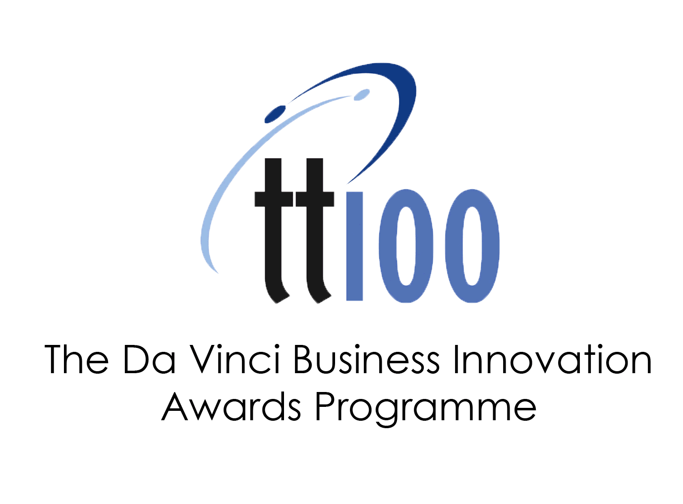 TT100 logo Da Vinci TT100 business innovation award - awarded to hearX Group